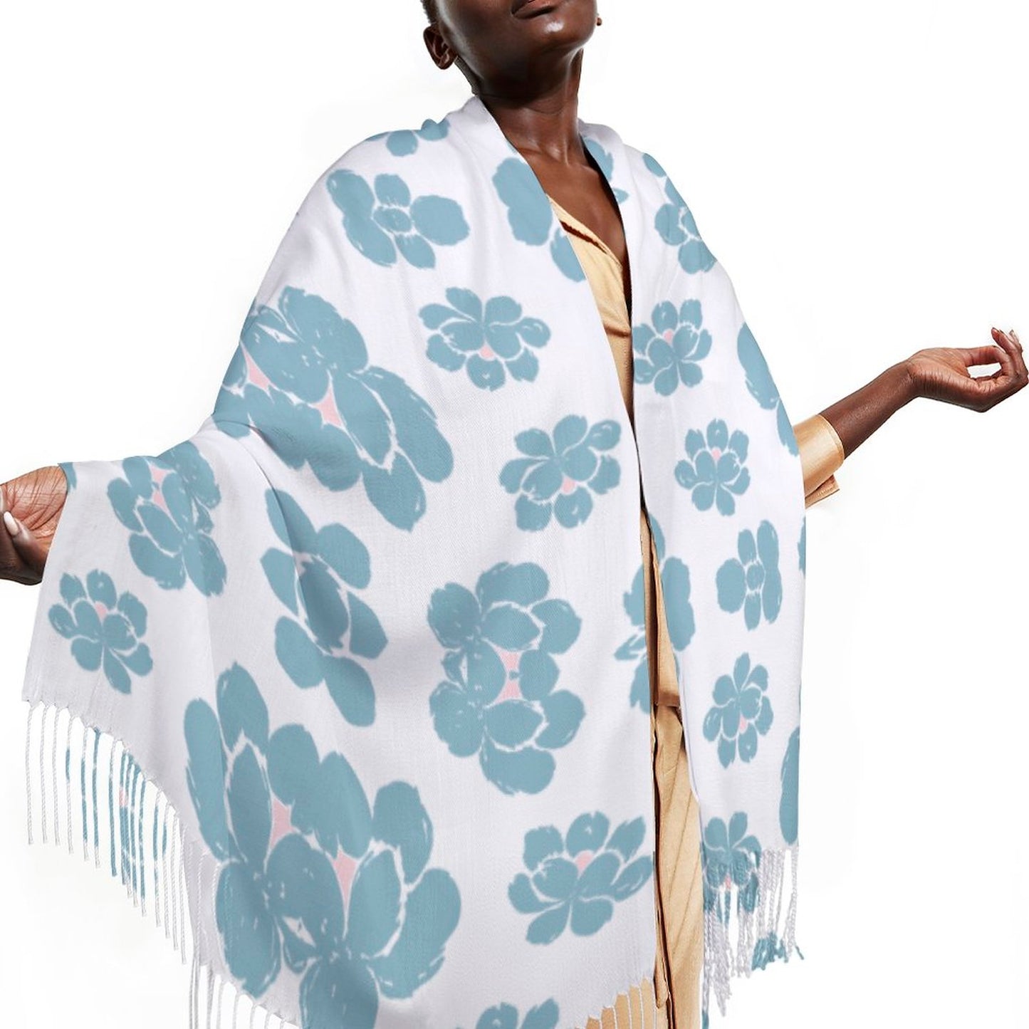 Cashmere-like Tassel Scarf