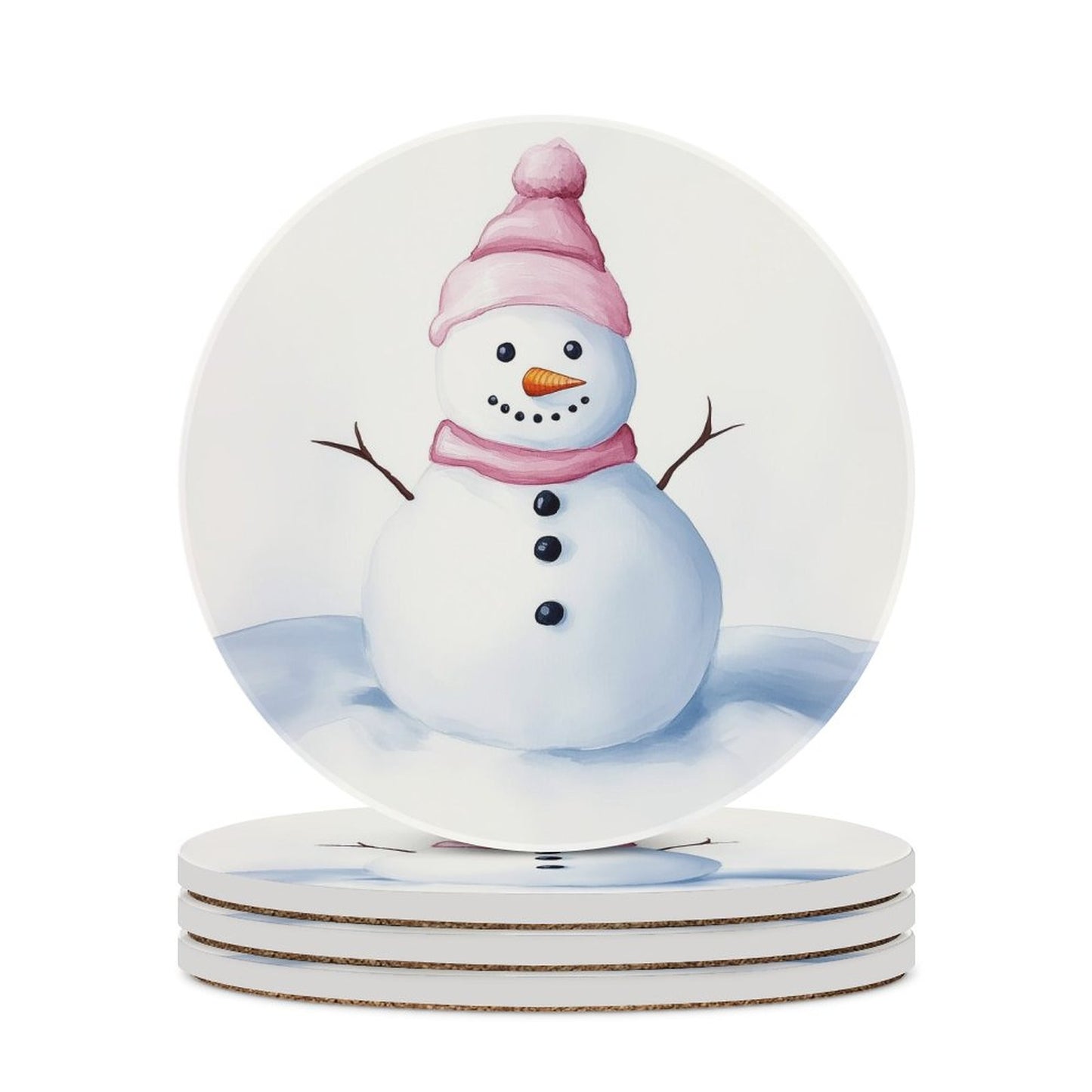 Round Ceramic Coaster