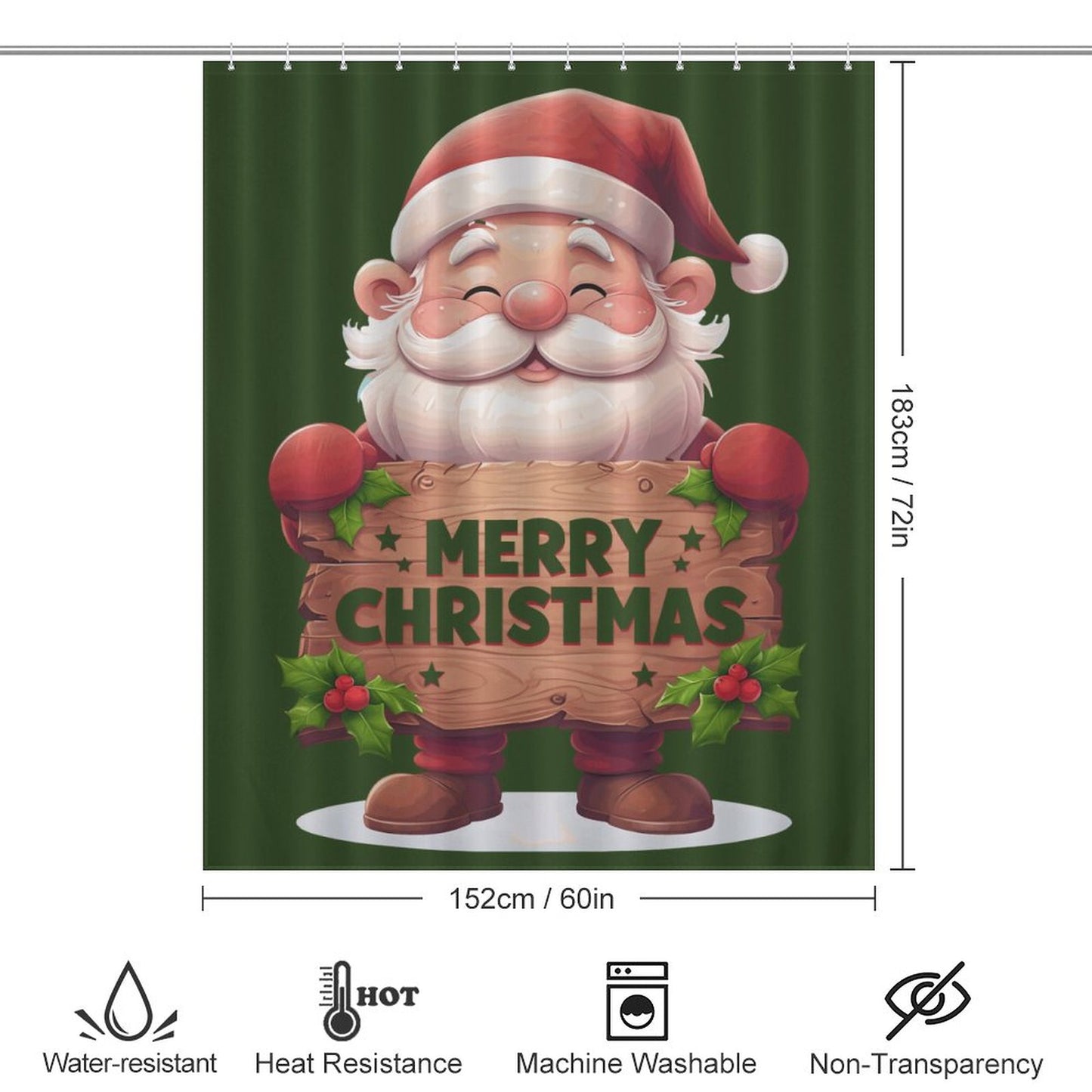 Shower Curtain - Holidays