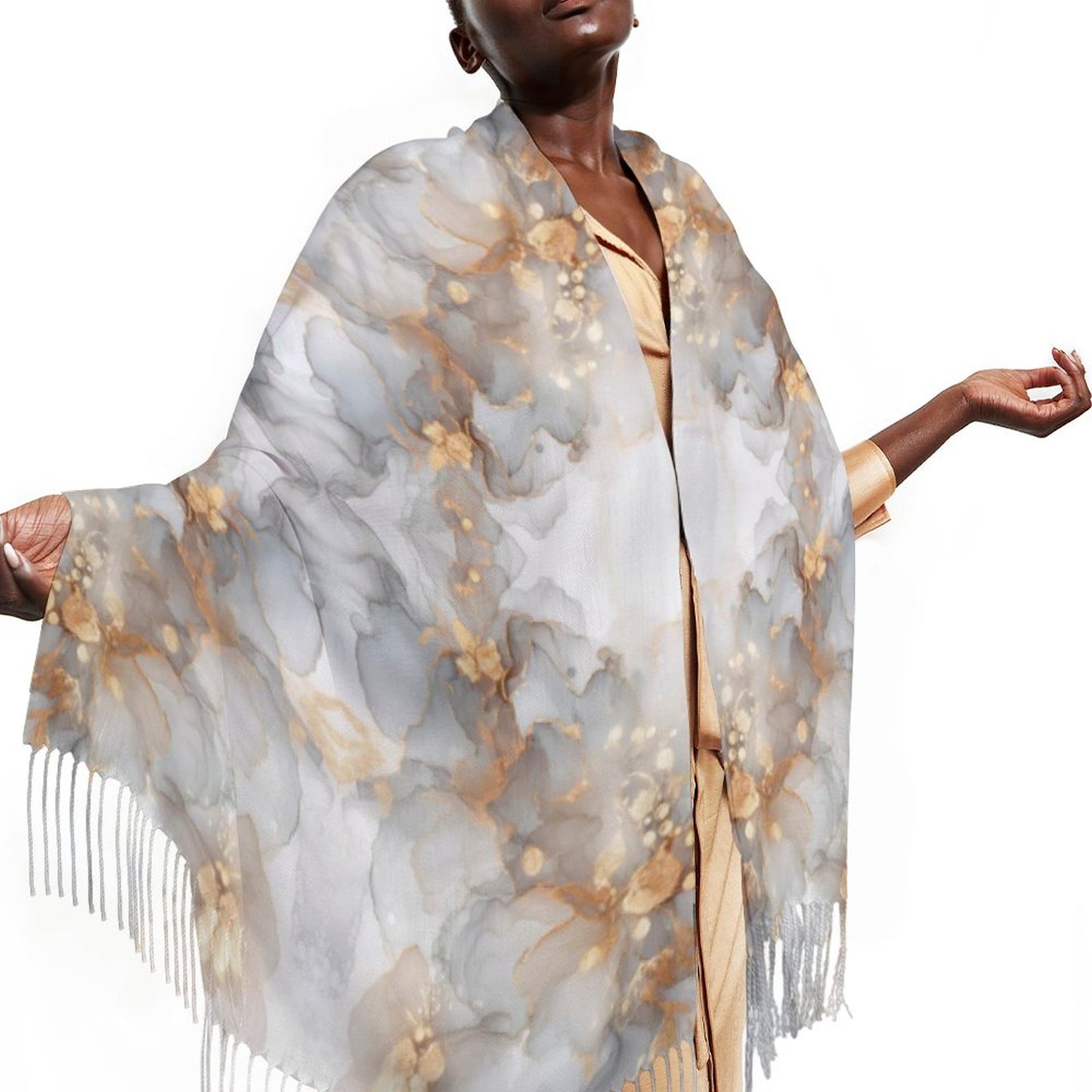 Cashmere-like Tassel Scarf