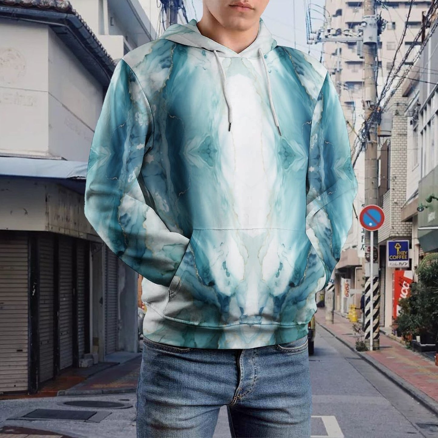 Cool Hoodie with Double-layer Cap