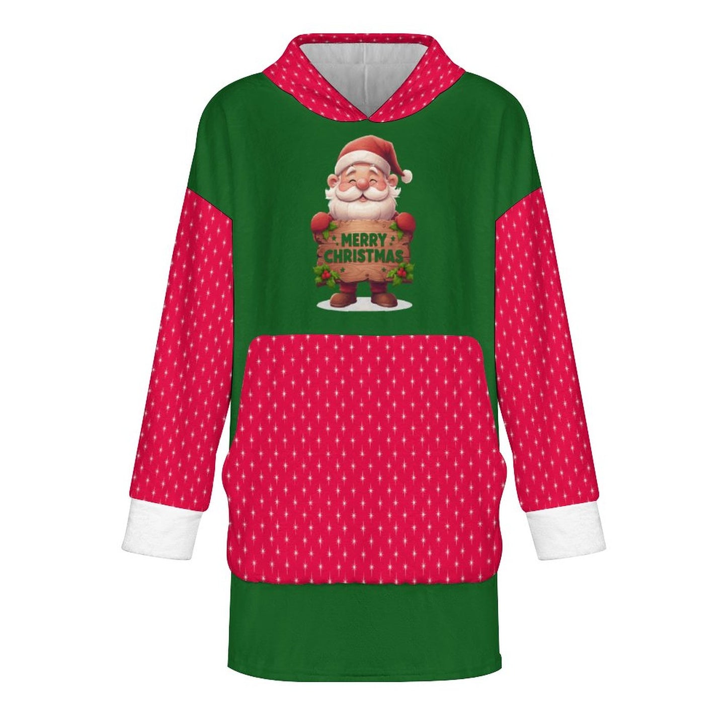 Merry Christmas Wearable Sweater Blanket Oversize