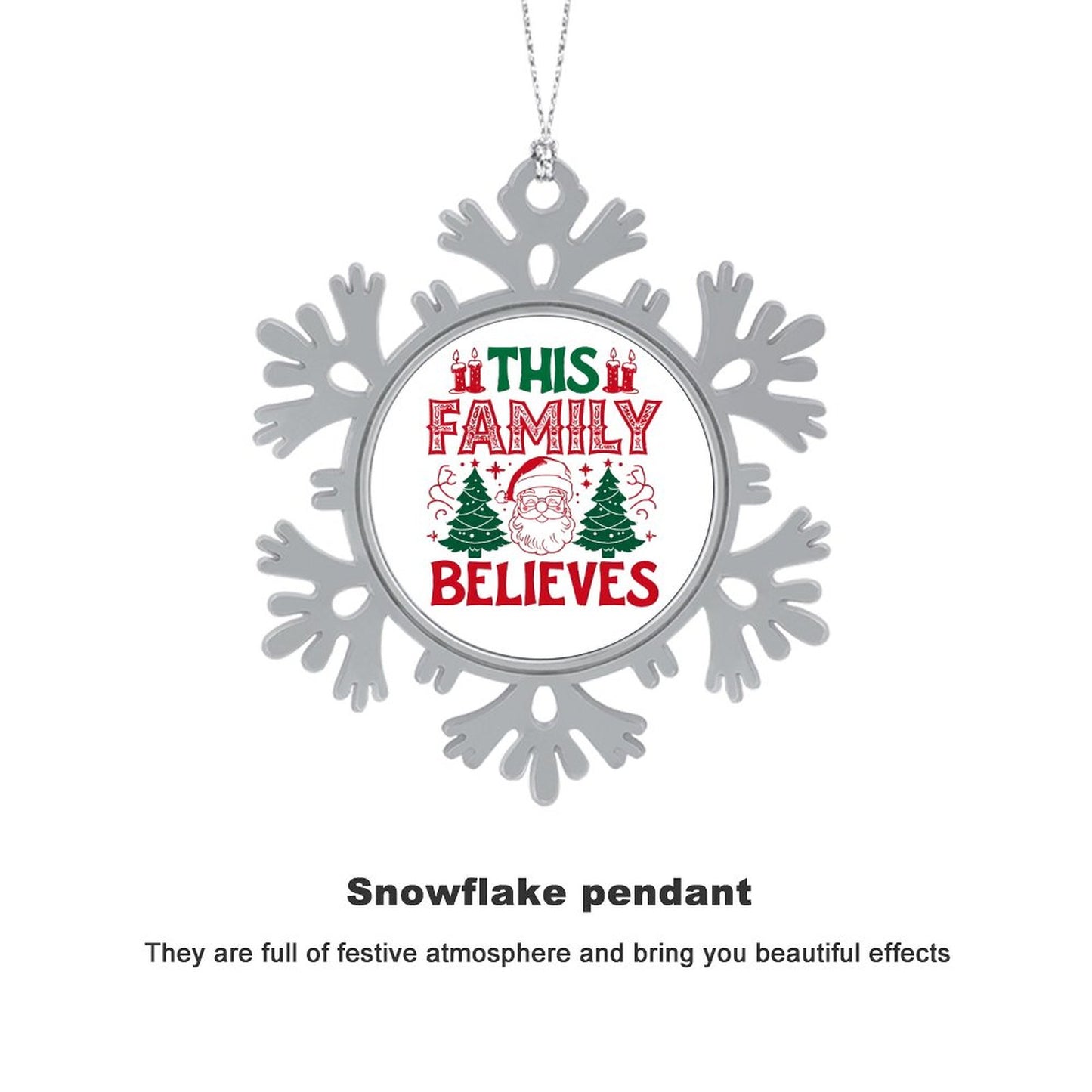 Aluminium Snowflake Decorations