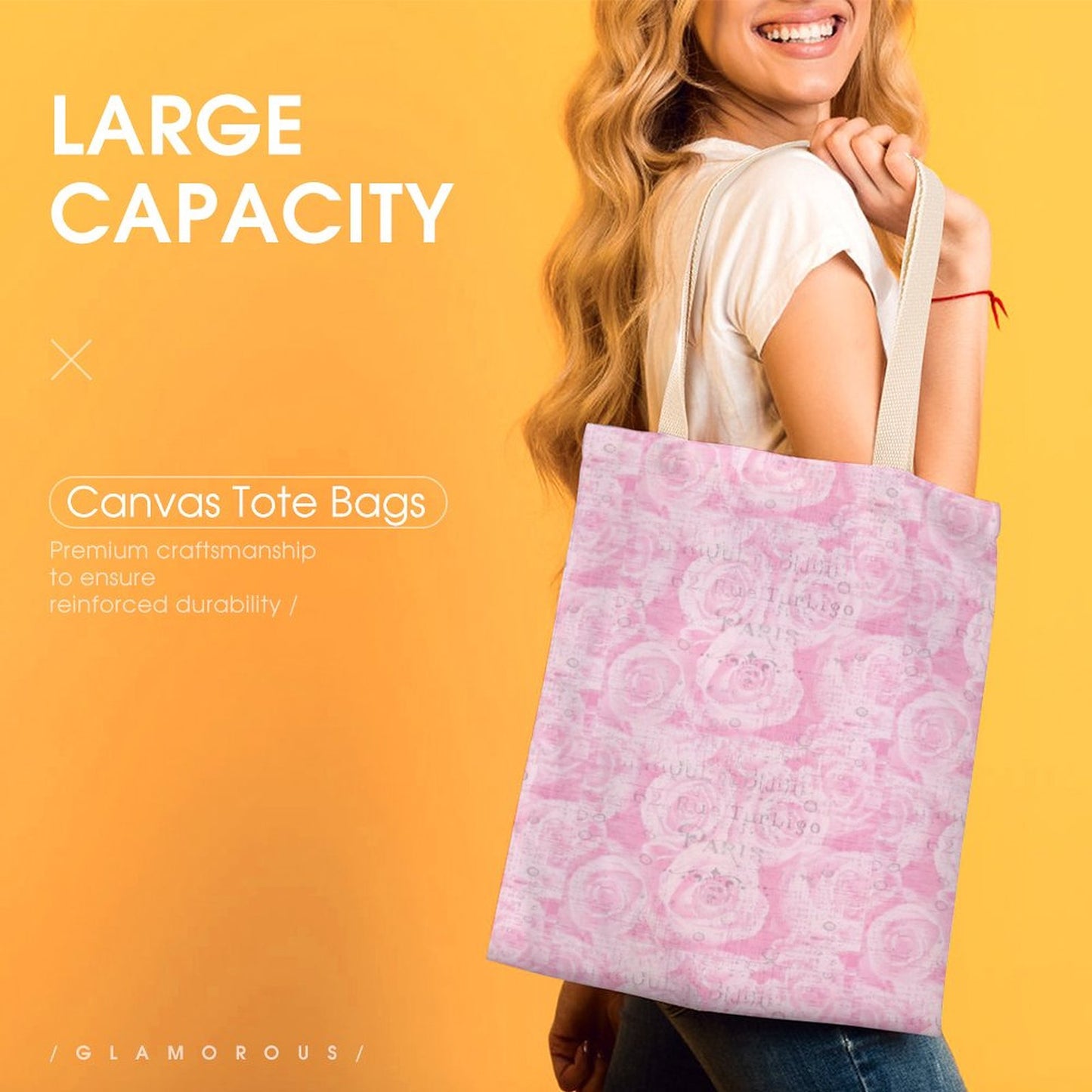 Tote Canvas Bag (Dual-sided Printing)