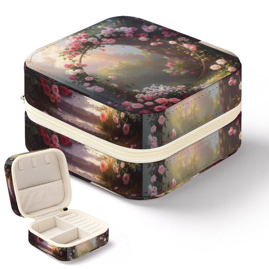 Box Organizer for Jewelry Rose Circle