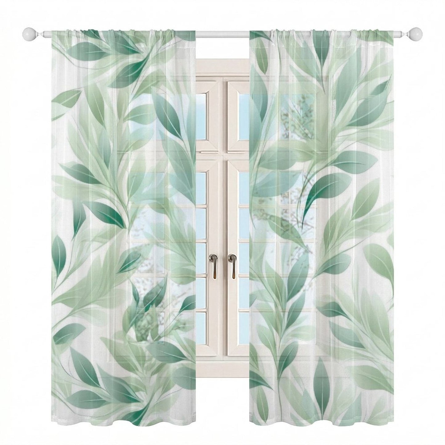 Sheer Curtain Botantical