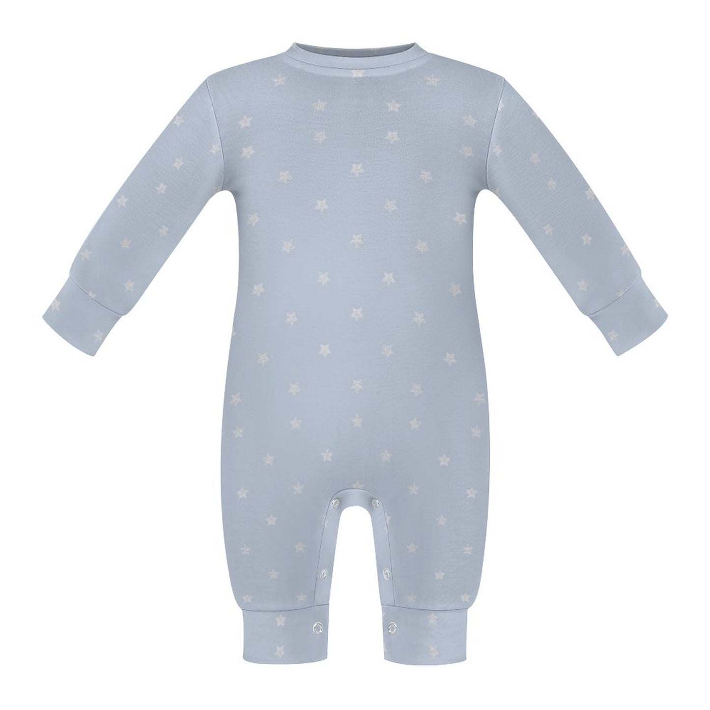 Baby Romper Blue White Stars