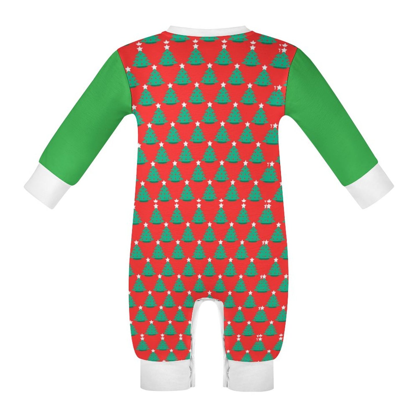 Christmas Tree Long Sleeve Baby Romper