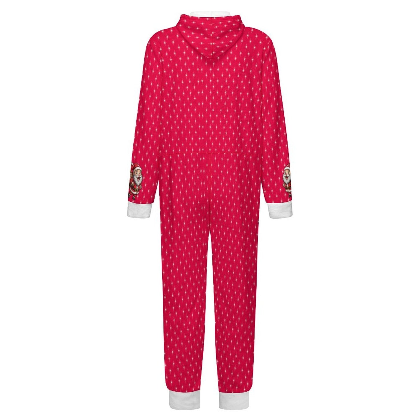 Flannel Footless Zip up Kid Jumpsuit Pajamas