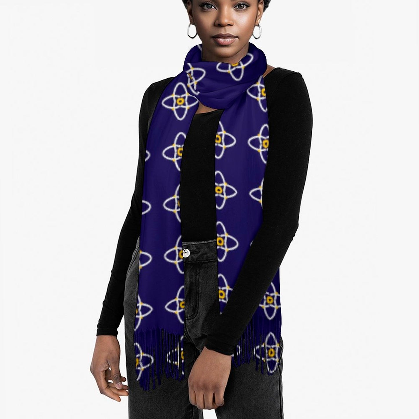 Cashmere-like Tassel Scarf
