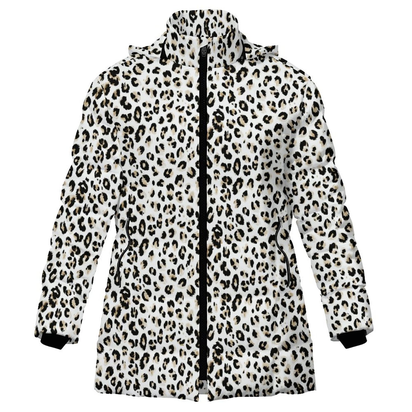 Winter Quilted Long-Sleeve Hooded Outerwear