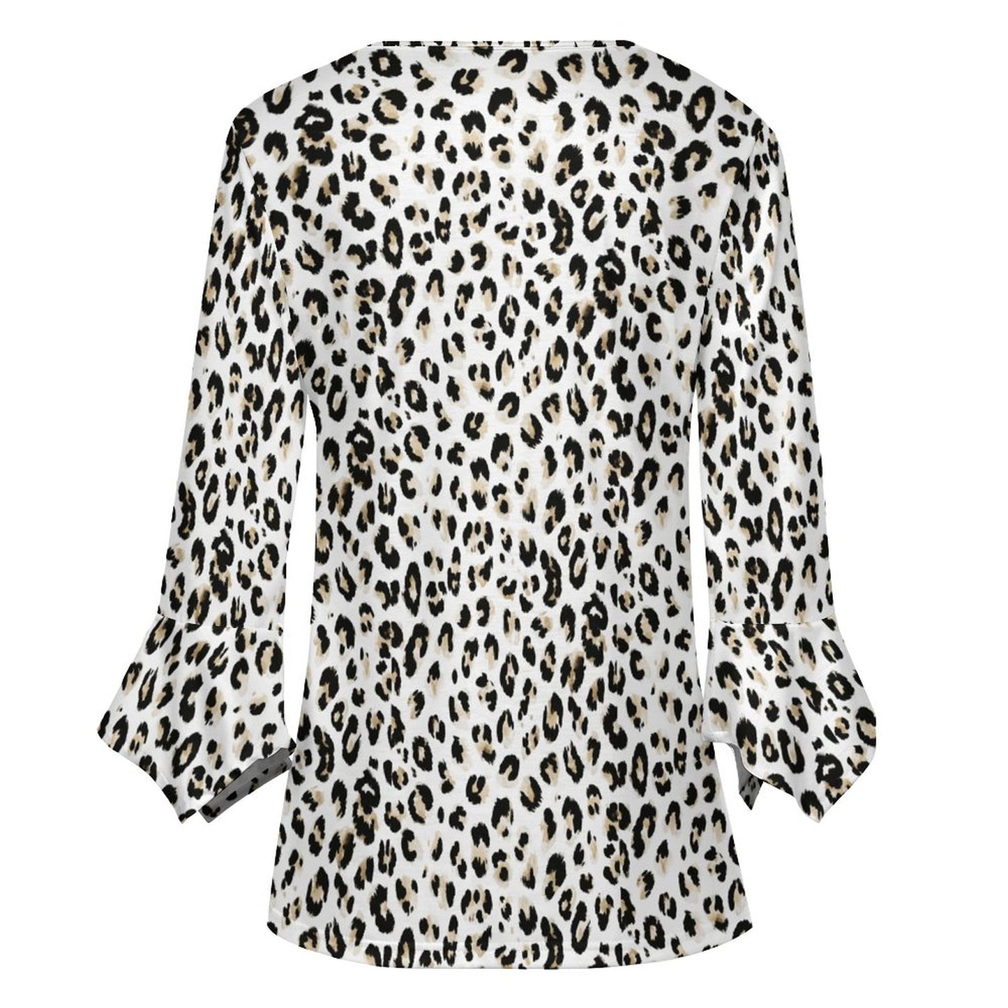 V-neck Women Top with Quarter Sleeve