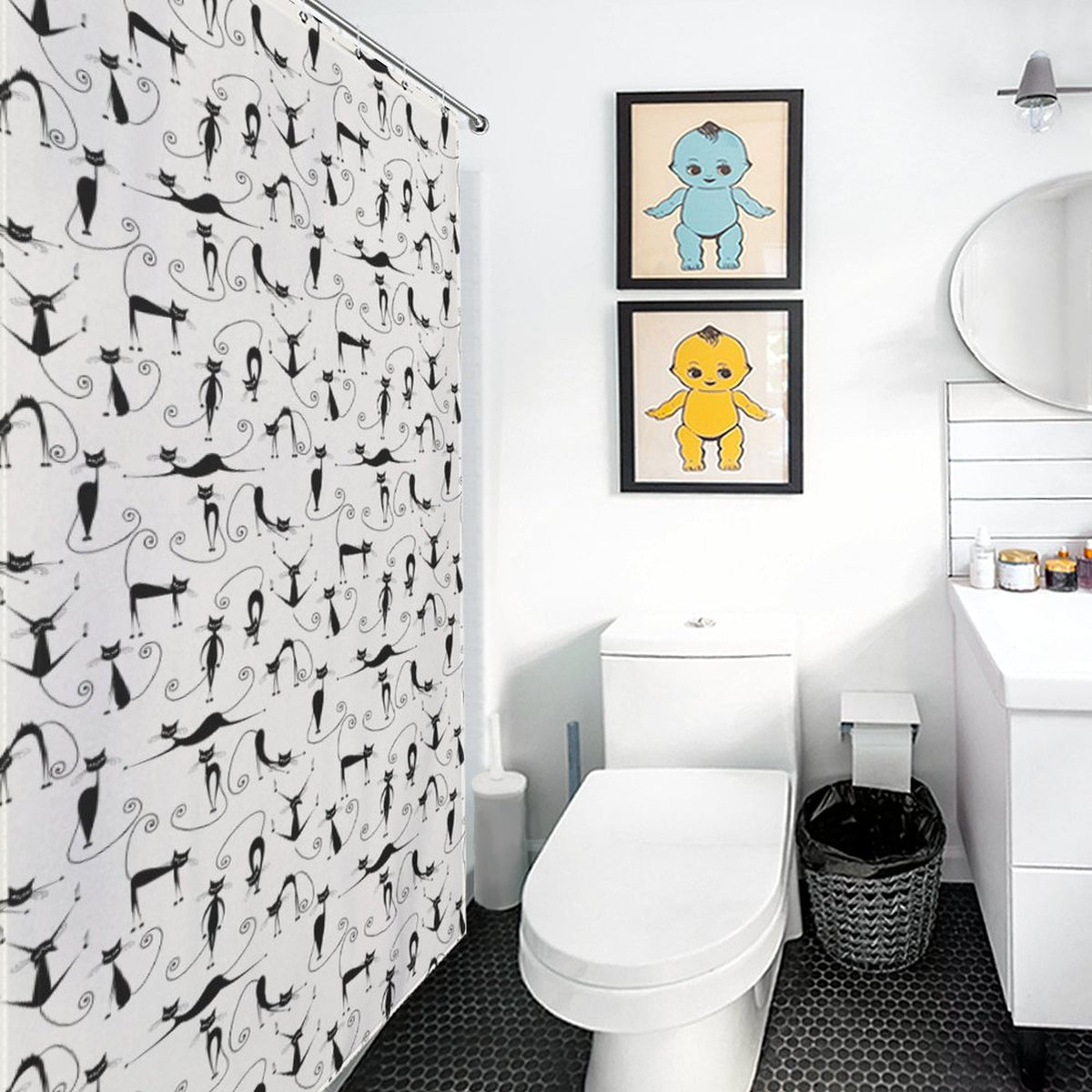 Cat Shower Curtain