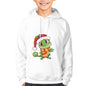 Cotton Children's Hoodie (Front Printing) Holiday Gecko