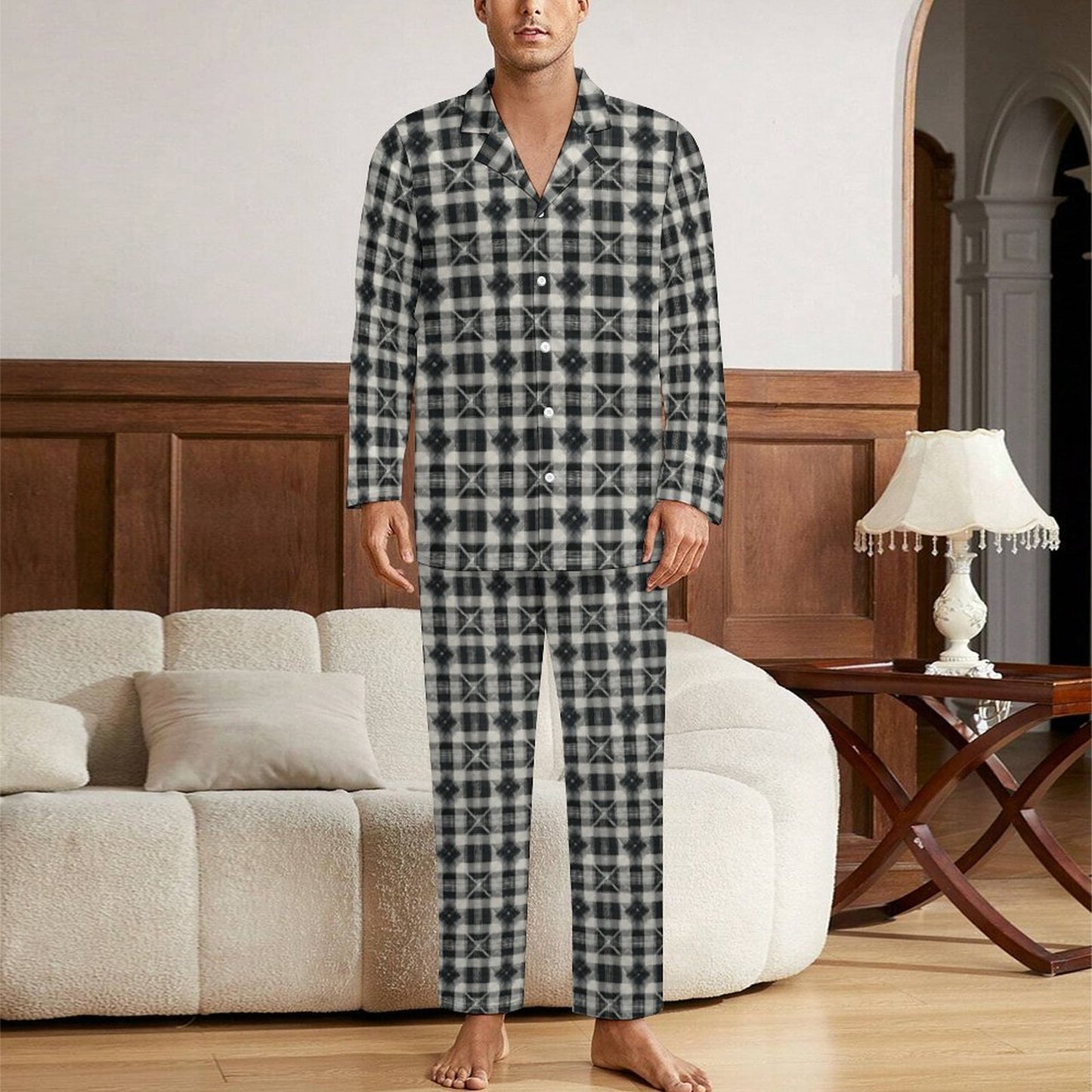 Men's Long-Sleeve Pajama Set