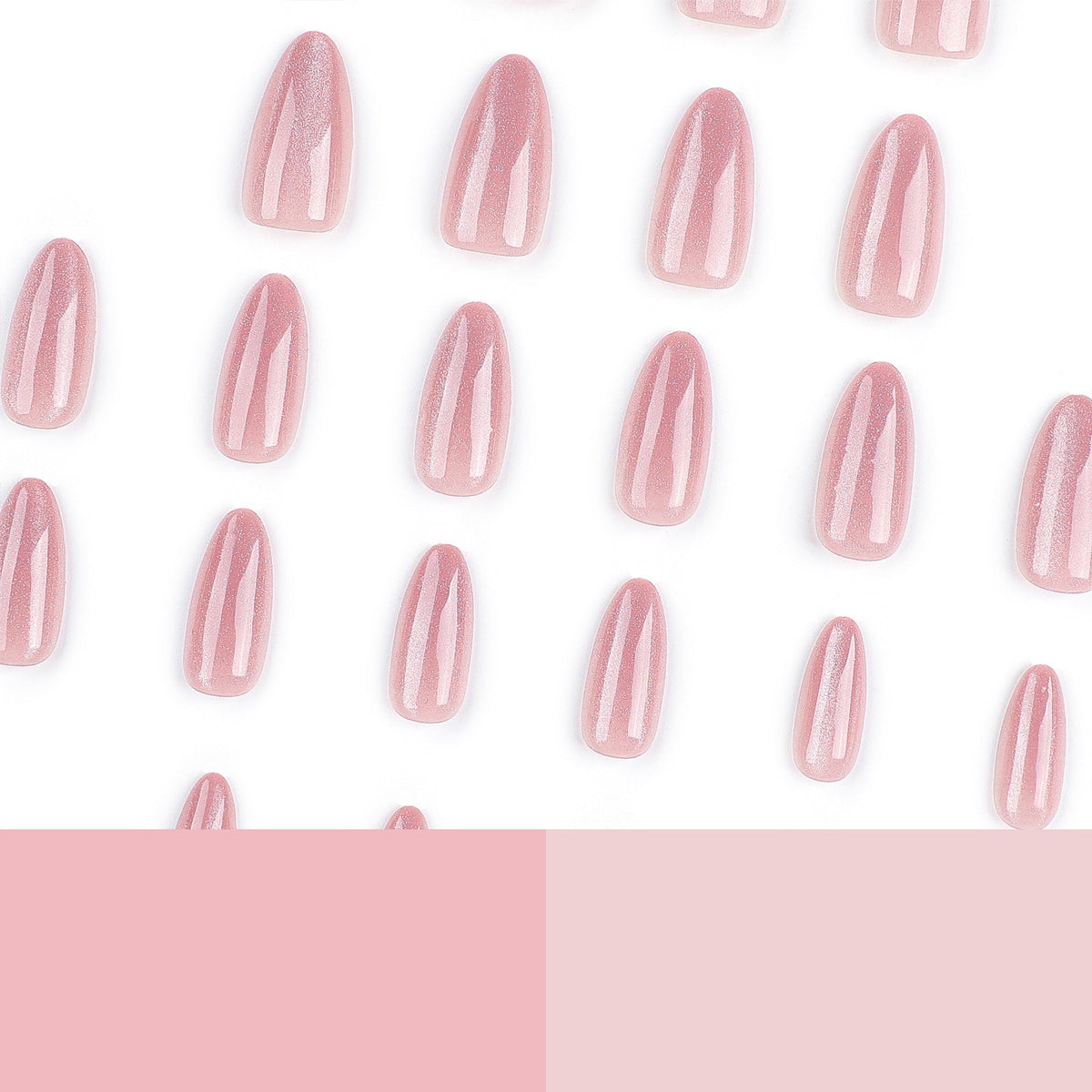 removable nail art finished product naked pink girl nail art piece cat eye bright color wholesale 365nails – Image 4