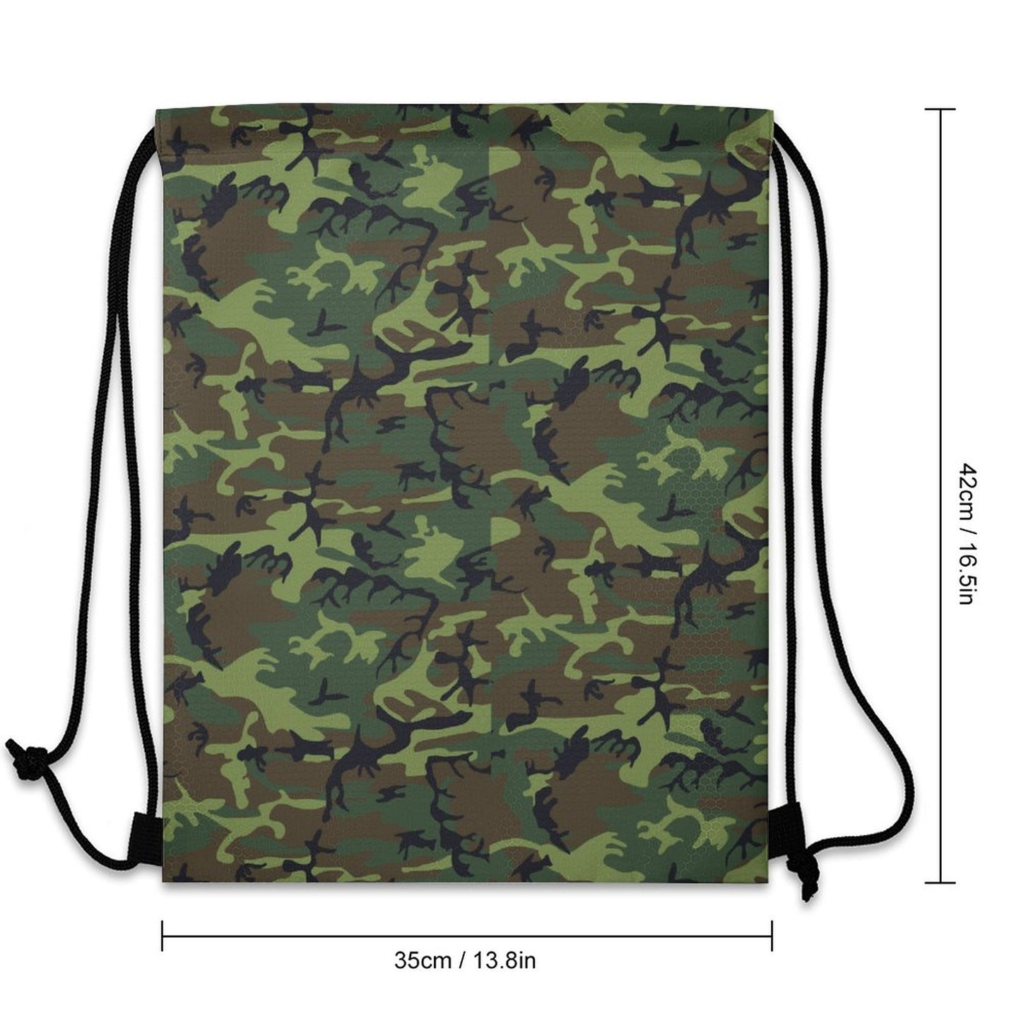 Custom Drawstring Bags with Waffle Cloth Designs