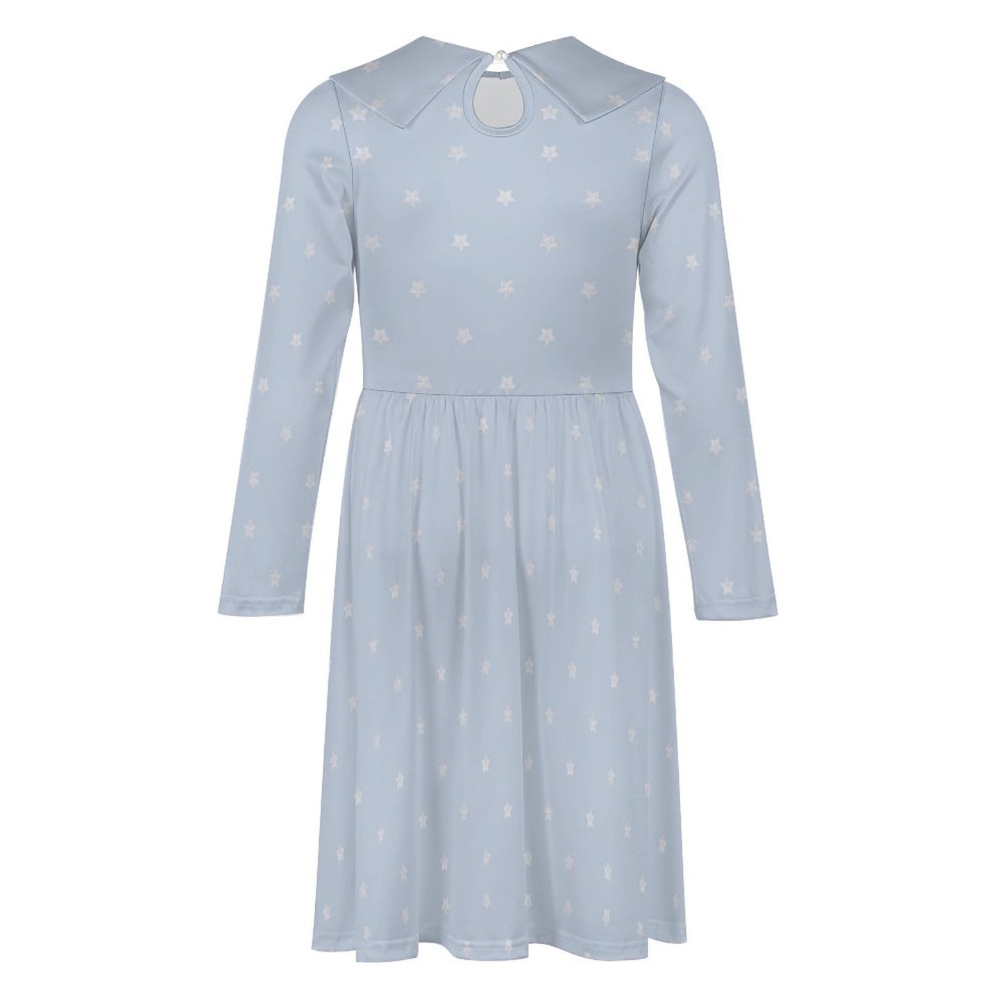 Girl's Long Sleeved Dress(All-Over Printing)