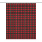 Red Plaid Shower Curtain