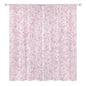 Sheer Curtain Pink and White