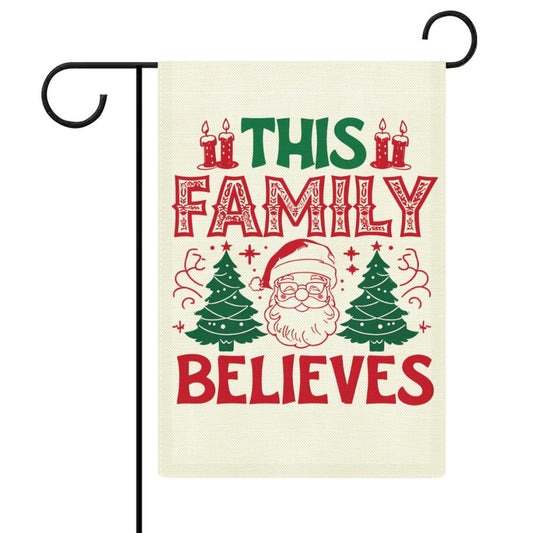 Personalized Flax Garden Flag (Identical Dual-sided Printing)