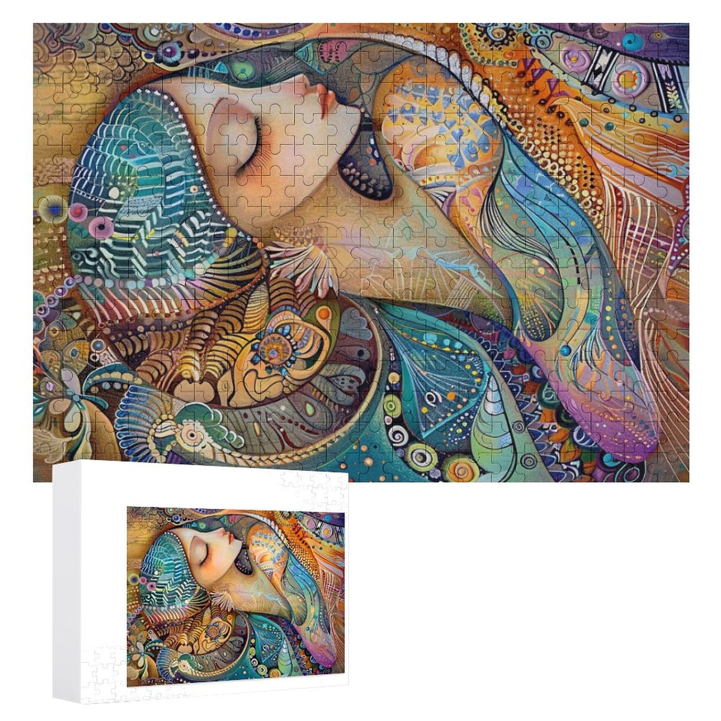 Wooden Picture Puzzle - Lady