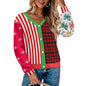 Ugly Christmas Sweater Button-Up Cardigan