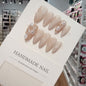 365nails: "Whispering Bloom" – 3D Floral Handmade Almond Nails