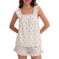 Ruffled Pajama Set