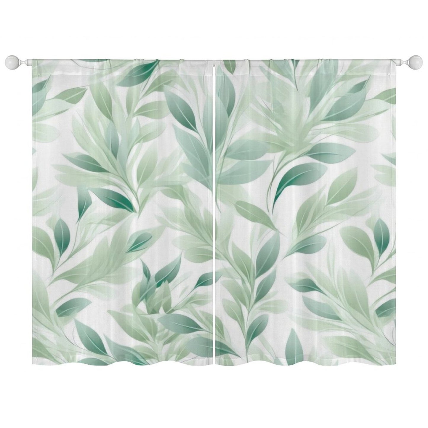 Sheer Curtain Botantical