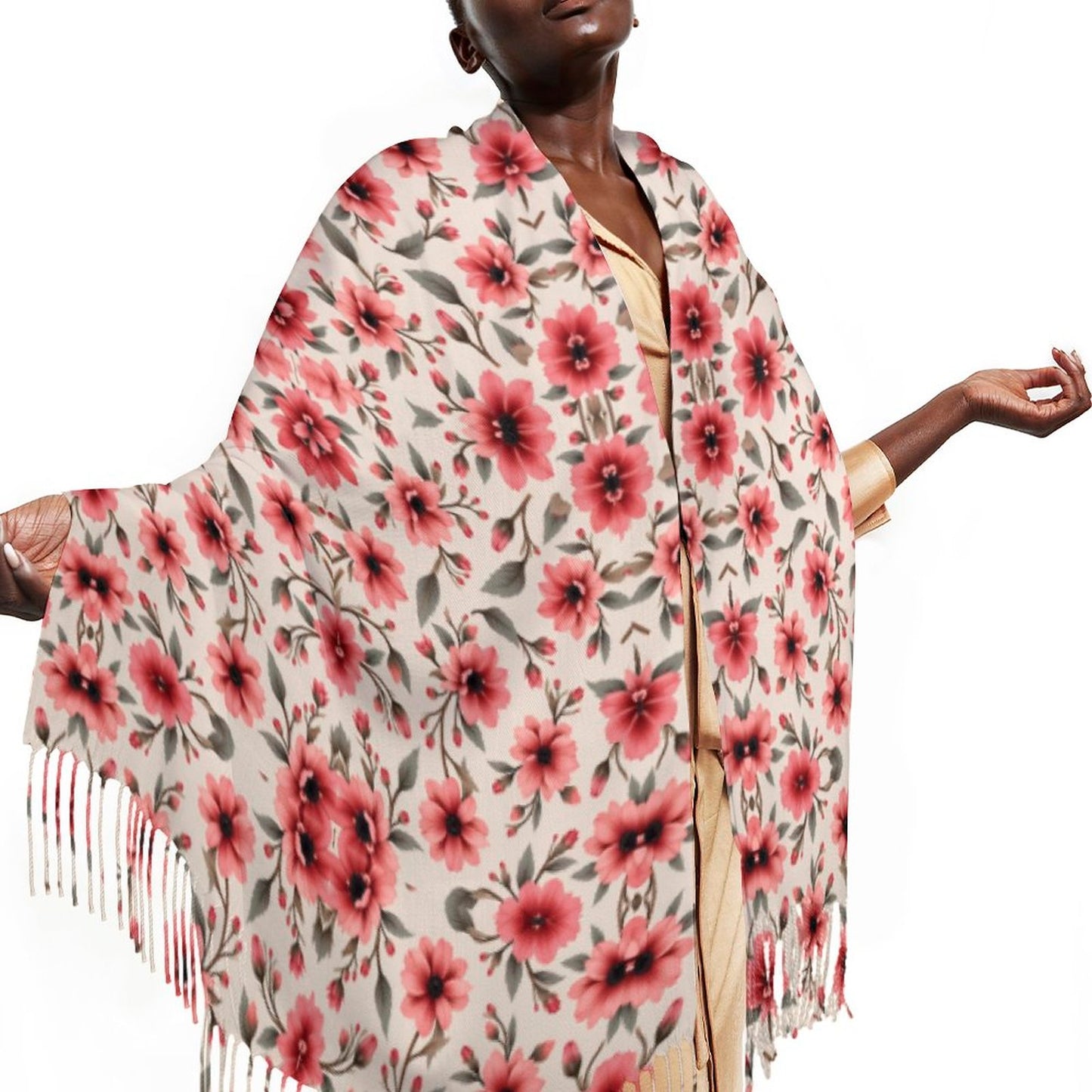 Cashmere-like Tassel Scarf