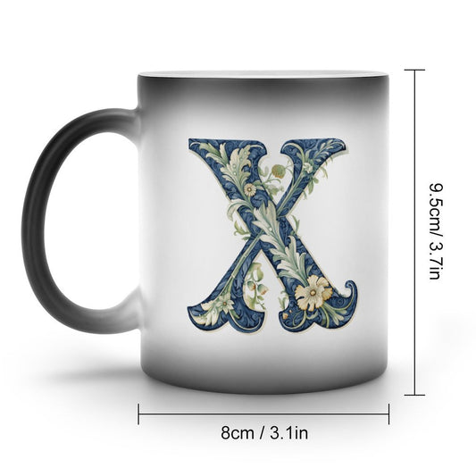 Color Change Mug - Letter X