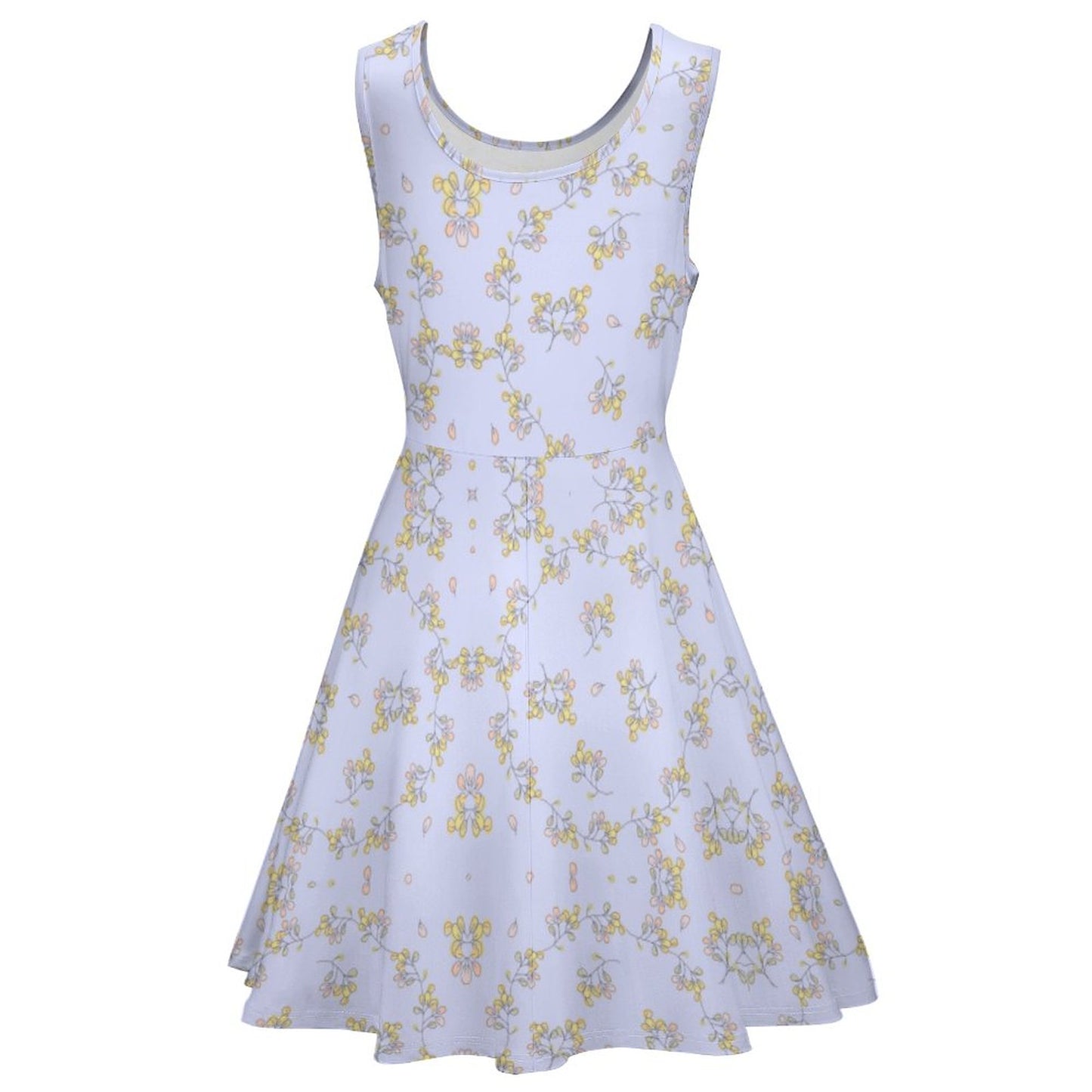 Round Neck Sleeveless Dress Styles TQ