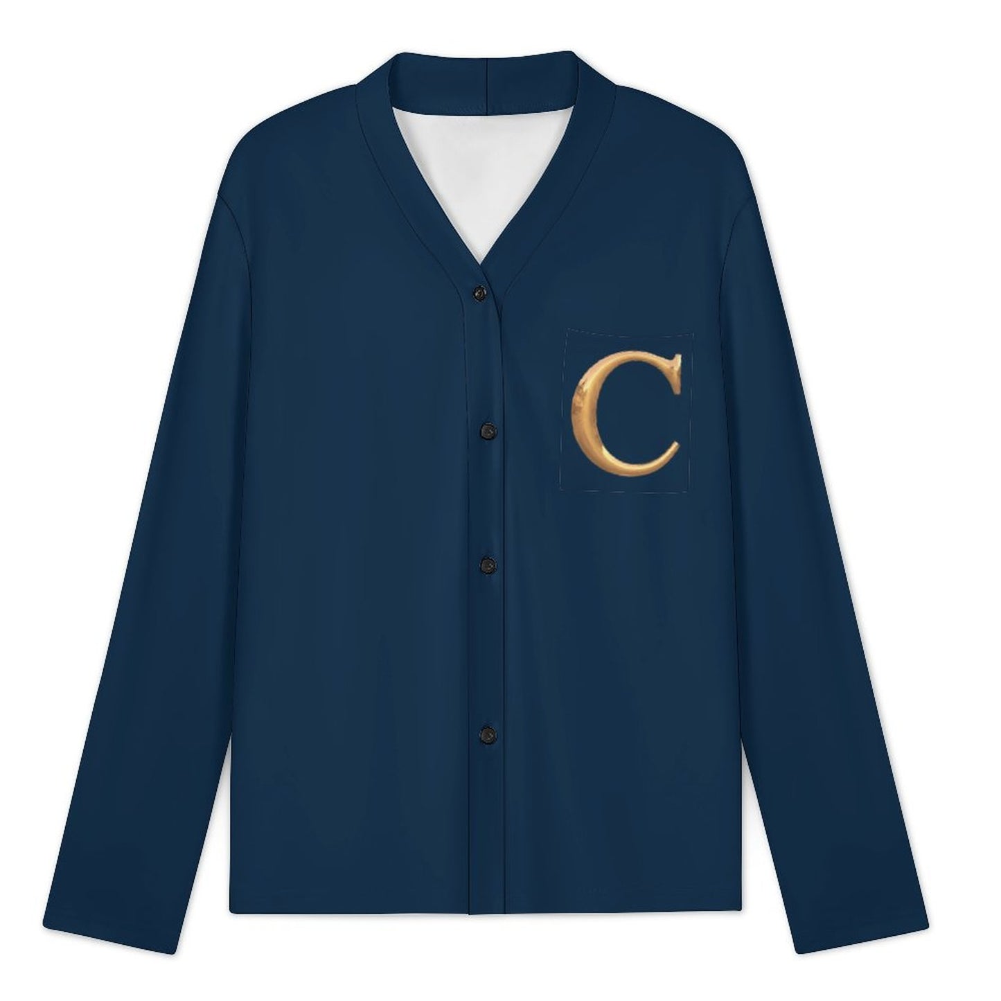 Super Comfy Women's V-Neck Pajama Set Letter C