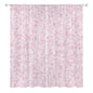 Sheer Curtain Pink and White