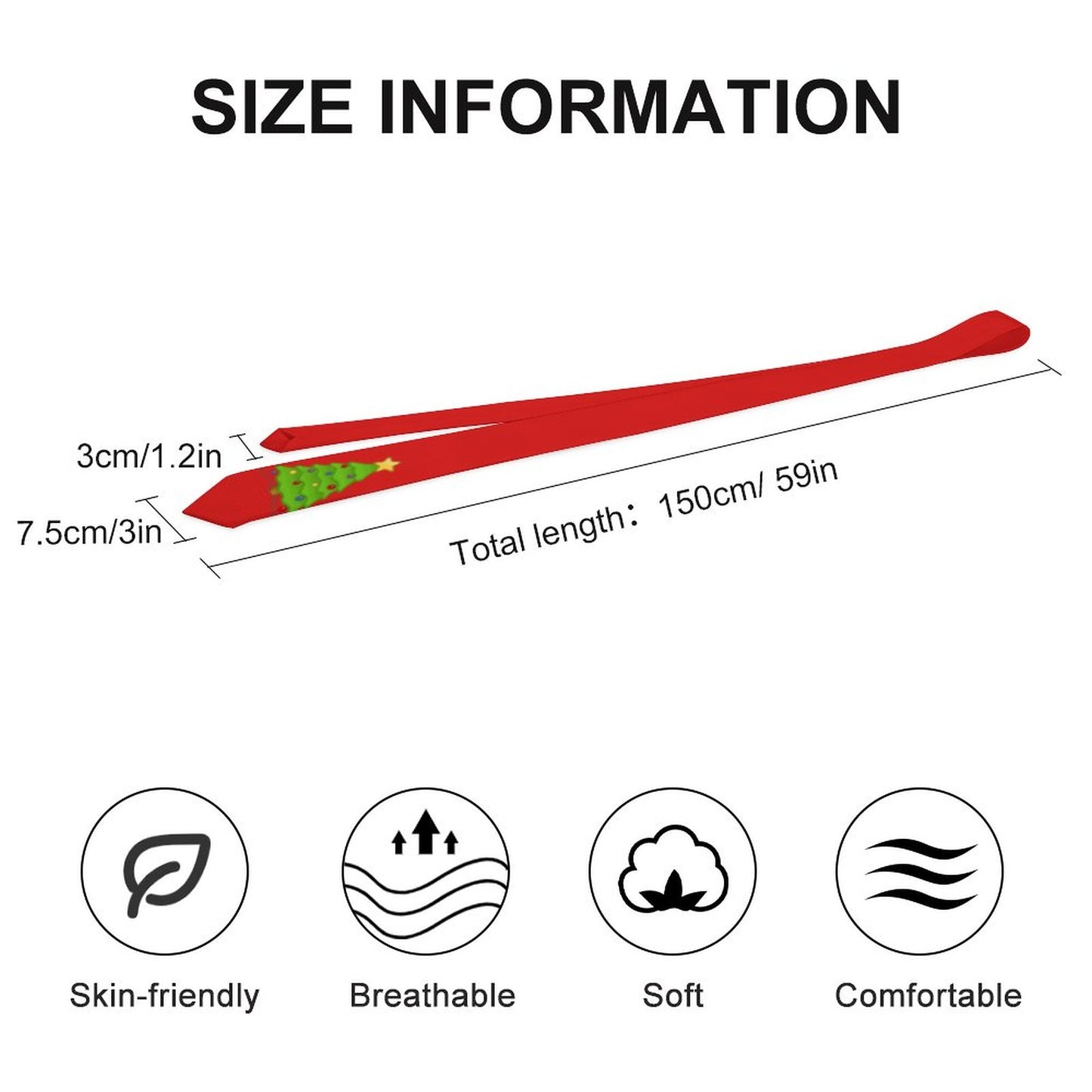 Men's Formal Tie - Christmas Tie