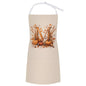 Adult Apron with Pocket - Thanksgiving Letter M