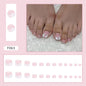 Pure desire French diamond flash ins wind sweet and cool hot girl press-on nails and Press-on toenails special fake nail manicure piece Press-on toenails nail｜365nails
