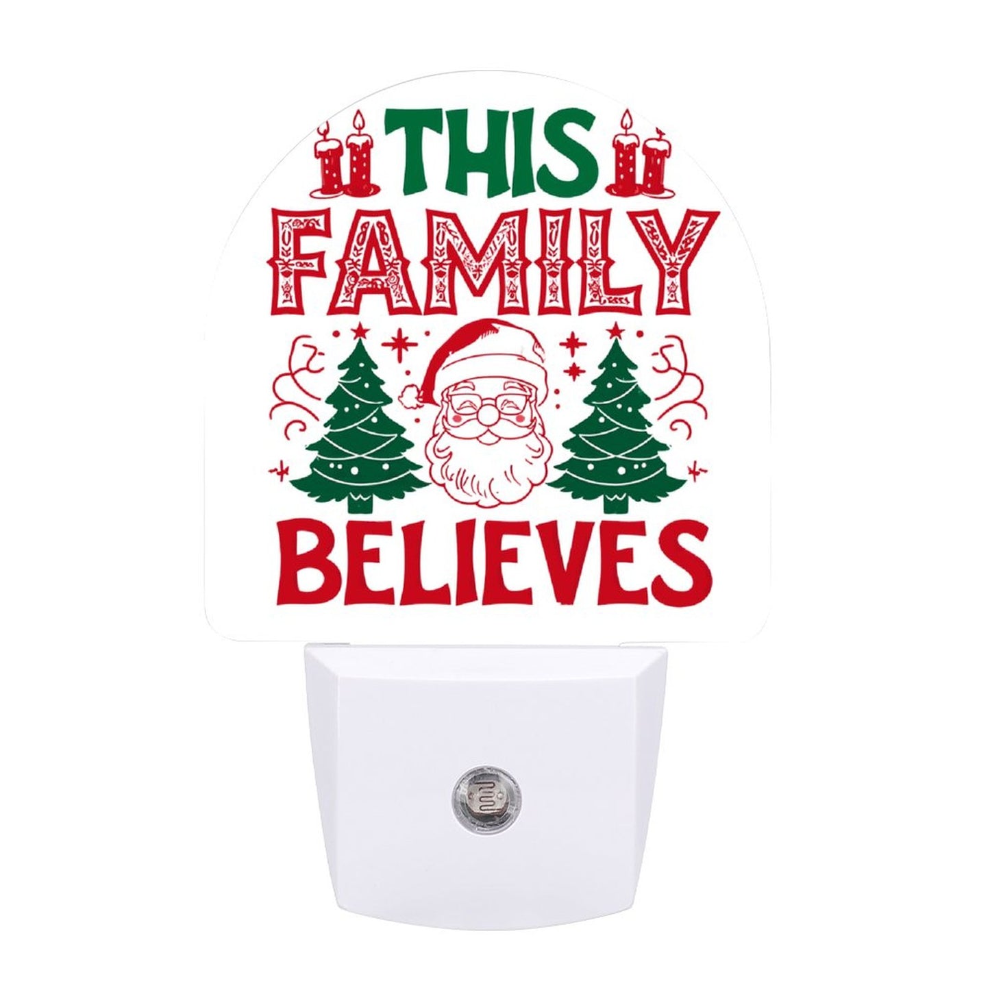 Night Light  4.5"x3"x2"/11.2x7.5x5cm This Family Believes