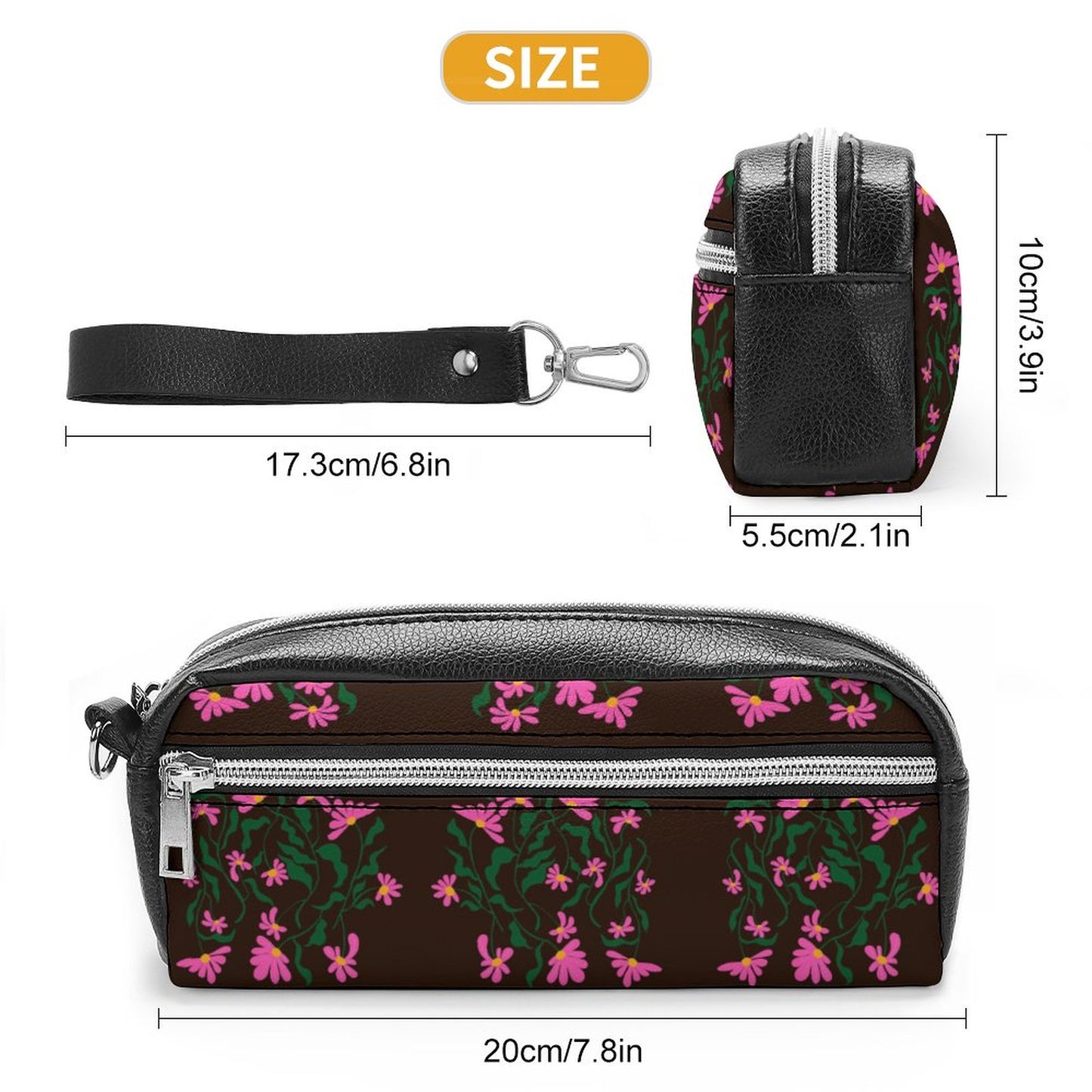 Versatile Cosmetic Bag & Pencil Case Pouch