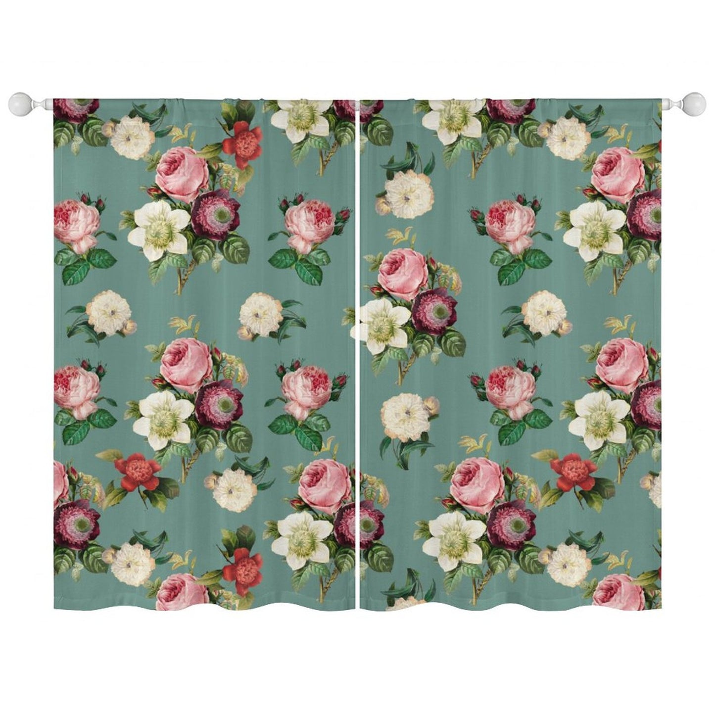 Sheer Curtain Flower