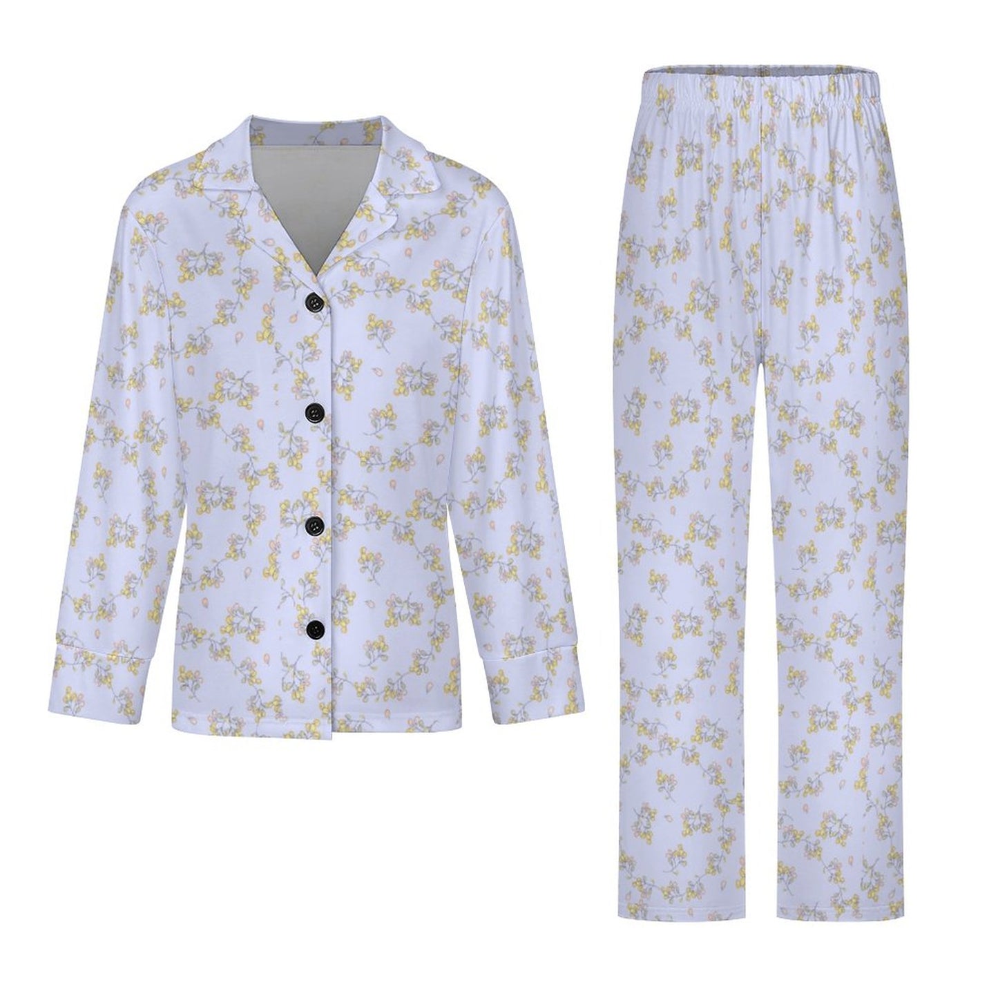 V-Neck Women Night Wear Suit DTZ (All-Over Printing)