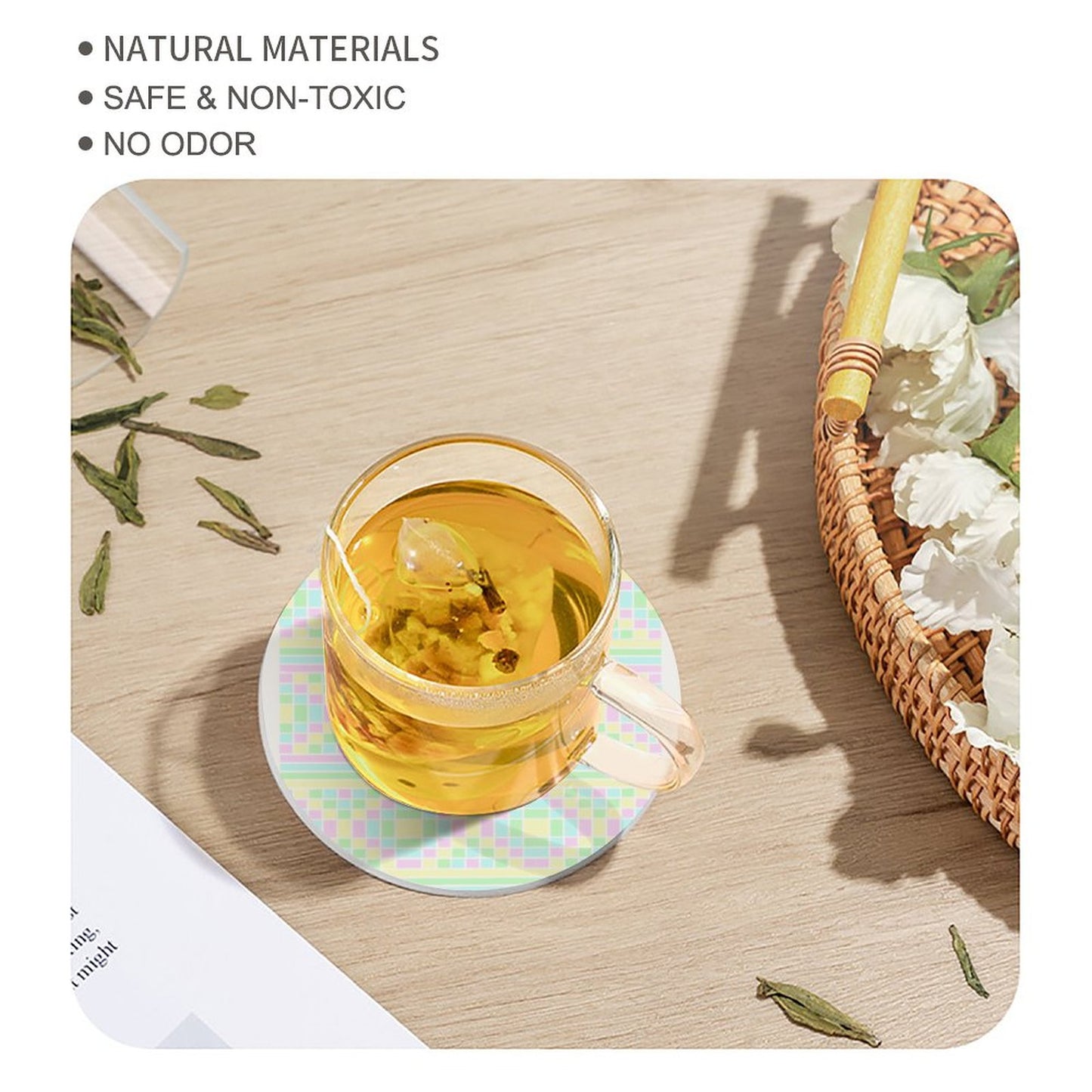 Round Ceramic Coaster