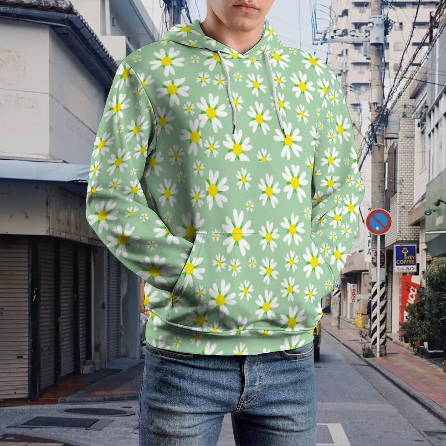 Cool Hoodie with Double-layer Cap