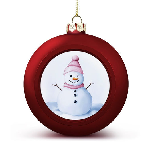 Custom Christmas Ball - Snowman