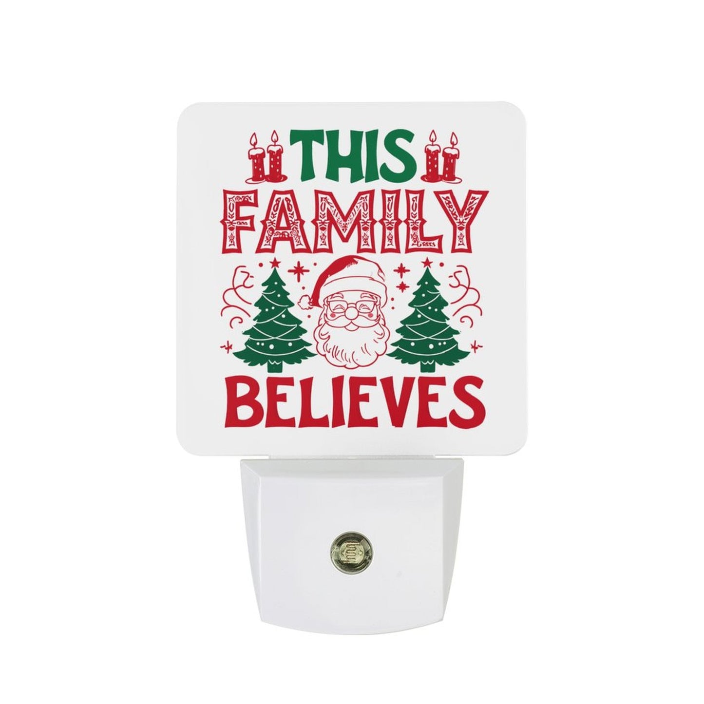 Night Light  4.5"x3"x2"/11.2x7.5x5cm This Family Believes