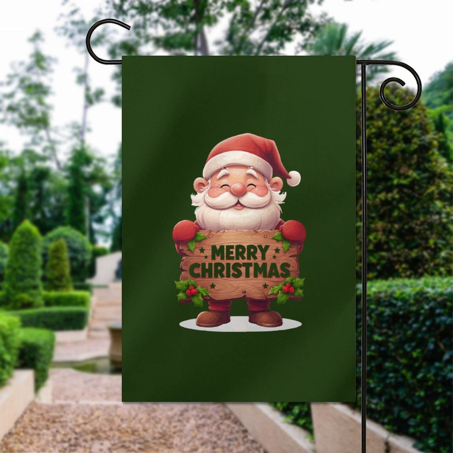 Garden Flag (2 Pics on 2 Sides)-12"x18"