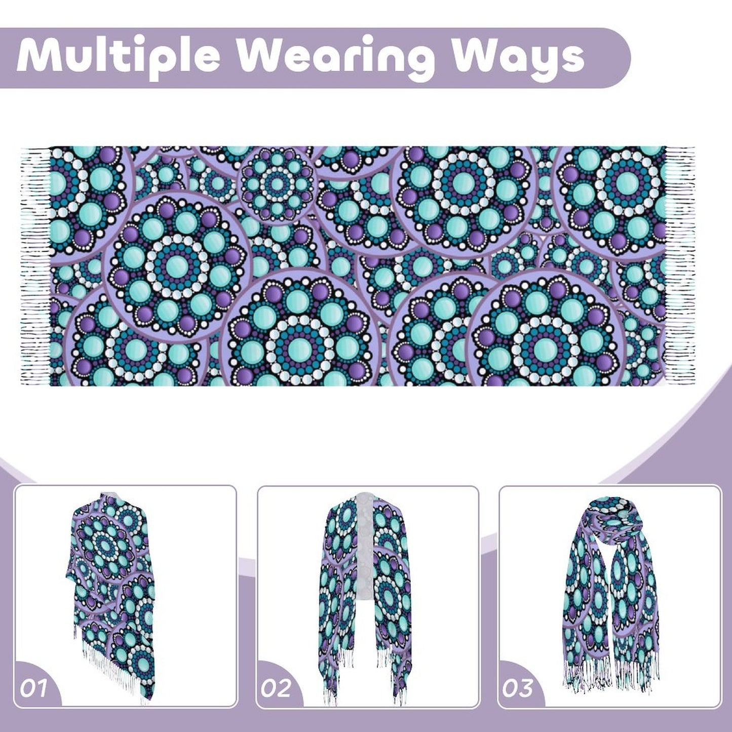 Cashmere-like Tassel Scarf