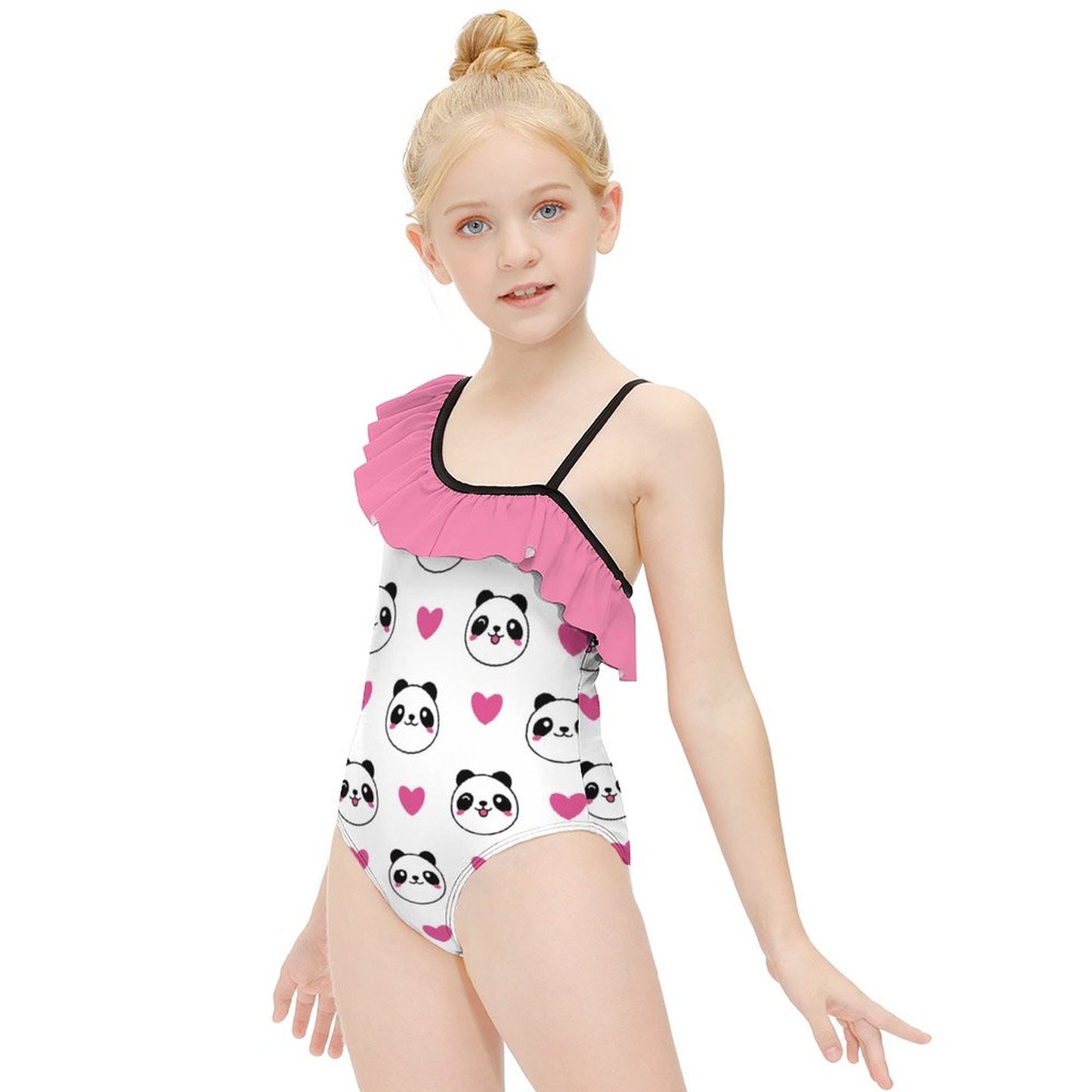Ruffled One-Piece Swimsuit for Girls