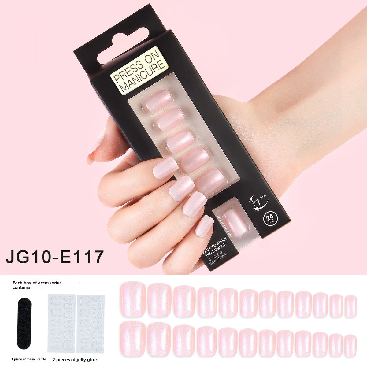 Aurora Glow Short Nail Set – Image 13